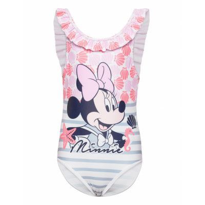 Swimsuit Baddräkt Badkläder Pink Minnie Mouse
