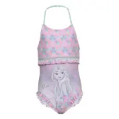 Swimsuit Baddräkt Badkläder Rosa Frost