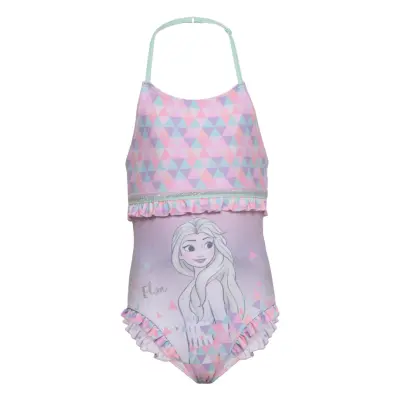 Swimsuit Baddräkt Badkläder Rosa Frost