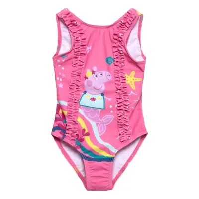 Swimsuit Baddräkt Badkläder Rosa Gurli Gris