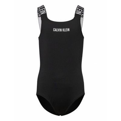 Swimsuit Baddräkt Badkläder Svart Calvin Klein