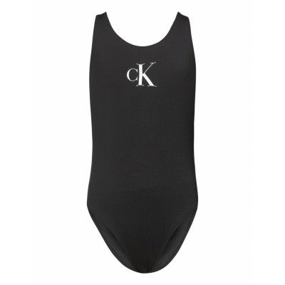 Swimsuit Baddräkt Badkläder Svart Calvin Klein