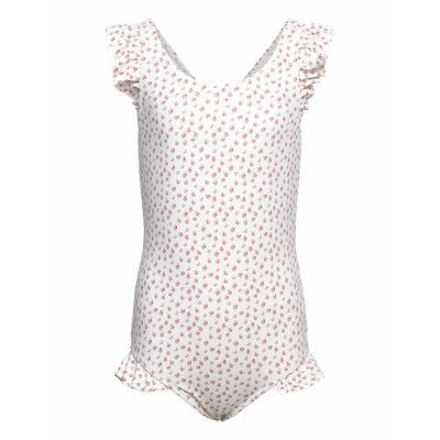 Swimsuit Baddräkt Badkläder Vit Sofie Schnoor Baby And Kids