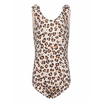 Swimsuit Bg Aop Leo W Knots Baddräkt Badkläder Multi/mönstrad Lindex