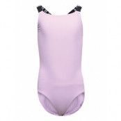 Swimsuit Bg Rib La Elastic Baddräkt Badkläder Purple Lindex