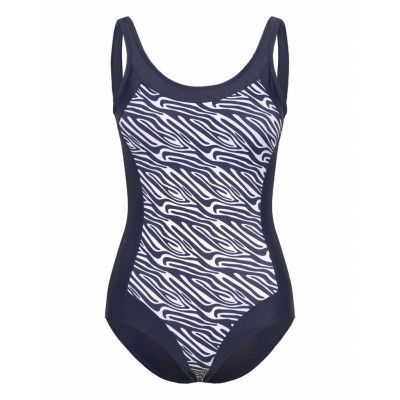 Swimsuit Isabella - Classic Baddräkt Badkläder Blue Wiki
