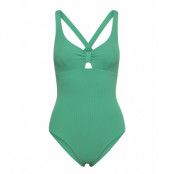 Swimsuit Kora Baddräkt Badkläder Grön Lindex