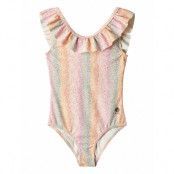 Swimsuit Marie-Louise Baddräkt Badkläder Multi/patterned Wheat