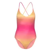 Swimsuit Naila Baddräkt Badkläder Rosa Lindex