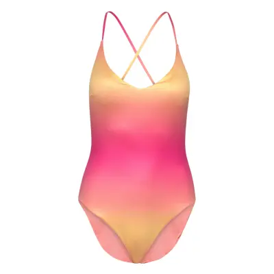 Swimsuit Naila Baddräkt Badkläder Rosa Lindex