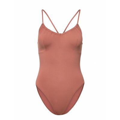Swimsuit Noelia Baddräkt Badkläder Pink Lindex