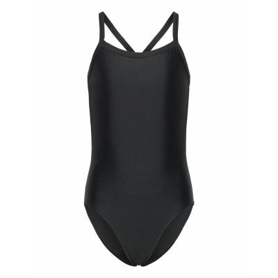 Color Kids Swimsuit Sporty Svart