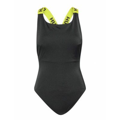 Swimsuit Sporty Baddräkt Badkläder Svart HUGO