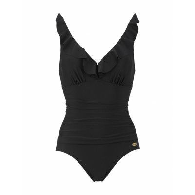Swimsuit Virginia Baddräkt Badkläder Svart Damella Of Sweden