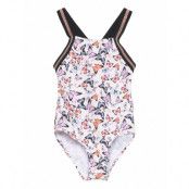 Color Kids Swimsuit W Elastic Straps, Aop Multi/patterned