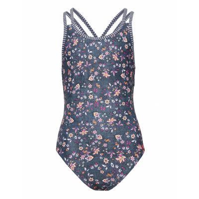 Swimsuits Baddräkt Badkläder Blå Esprit Bodywear Kids