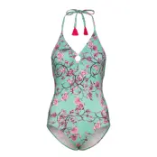 Swimsuits Baddräkt Badkläder Blå Esprit Bodywear Women