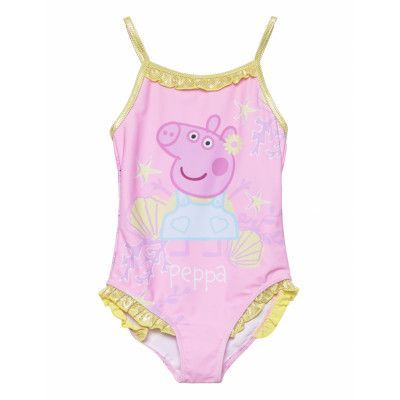 Swimwear Baddräkt Badkläder Rosa Gurli Gris