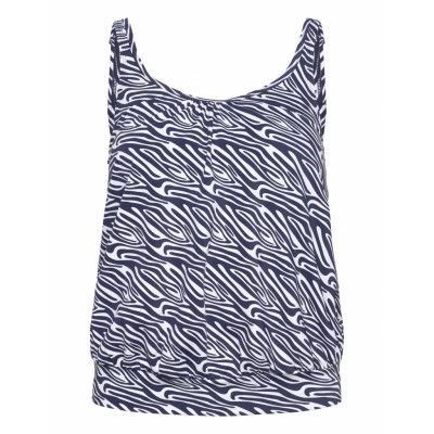 Wiki Tankini Top Blå