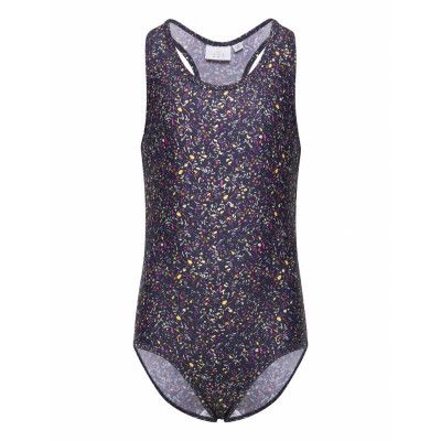 Tarni Swimsuit Uv50+ Baddräkt Badkläder Blå The New