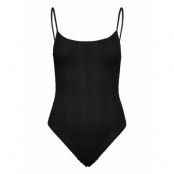 Textured Swimsuit Baddräkt Badkläder Black Mango