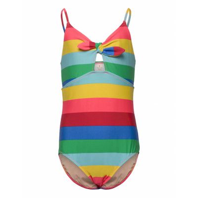 Tie Front Tank. Baddräkt Badkläder Multi/mönstrad J.Crew