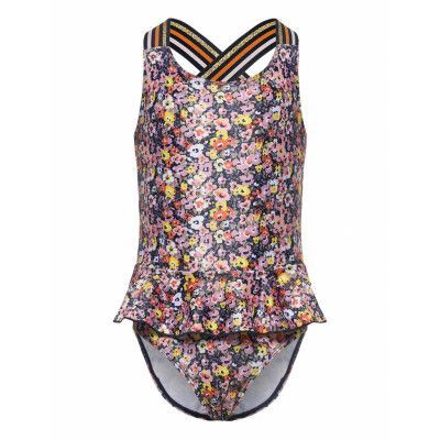 Tiki Swimsuit Uv50+ Baddräkt Badkläder Multi/mönstrad The New