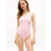 Tommy Hilfiger Halter One Piece Emb. - Pink - XS