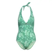 Tommy Hilfiger Halter Piece Rp Print Grön