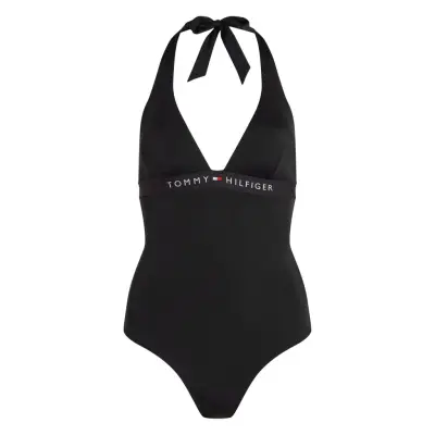 Tommy Hilfiger Halter Piece Svart