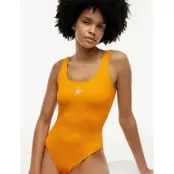 Tommy Hilfiger Scoop Back One Piece - Orange - L
