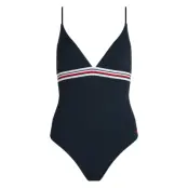 Tommy Hilfiger Triangle Piece Rp Ext Marinblå