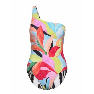 Tropfest Shoulder Piece Baddräkt Badkläder Multi/mönstrad Seafolly