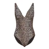 Tropic Swimsuit Baddräkt Badkläder Brun Notes Du Nord