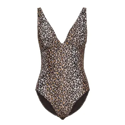 Tropic Swimsuit Baddräkt Badkläder Brun Notes Du Nord