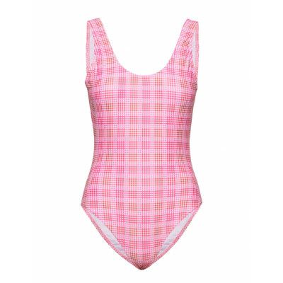 Tulum Swimsuit Baddräkt Badkläder Rosa Résumé