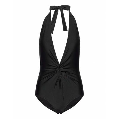 Twist Swimsuit Baddräkt Badkläder Svart Ganni