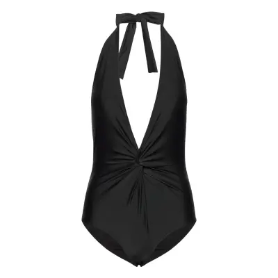 Twist Swimsuit Baddräkt Badkläder Svart Ganni