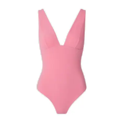 Understatement Underwear Plunge Swimsuit Rosa