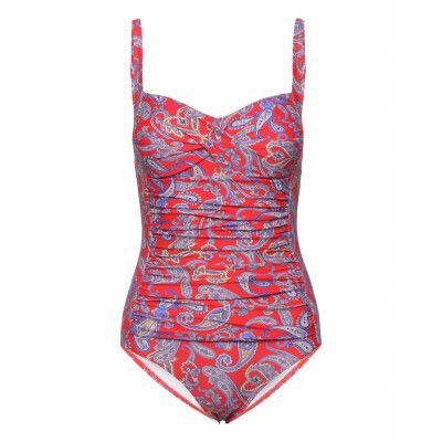 Venice Swimsuit Baddräkt Badkläder Röd Missya