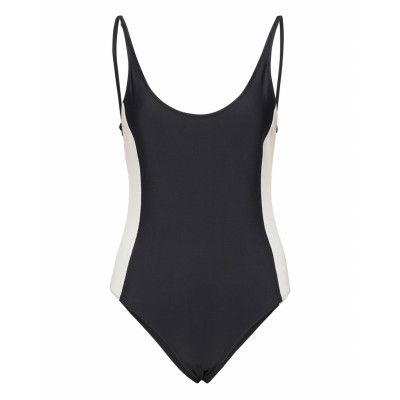 Vita Janet Swimwear Baddräkt Badkläder Blå Mads Nørgaard