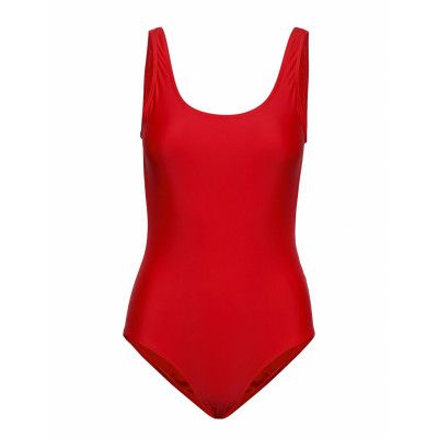 Vita Saline Boo Baddräkt Badkläder Röd Mads Nørgaard