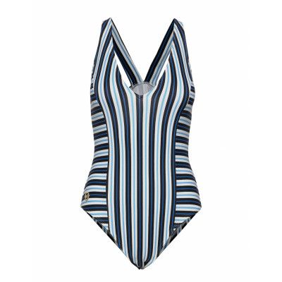 Vneck 1pcs Baddräkt Badkläder Blå Michael Kors Swimwear