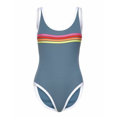 Wave Shapers Str Cheeky 1 Pc Baddräkt Badkläder Blå Rip Curl
