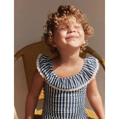 Wheat Swimsuit Doris - Blue - 140