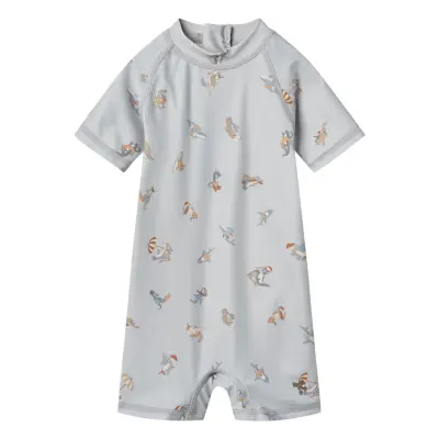 Wheat Swimsuit S/S Cas - Grey - 80