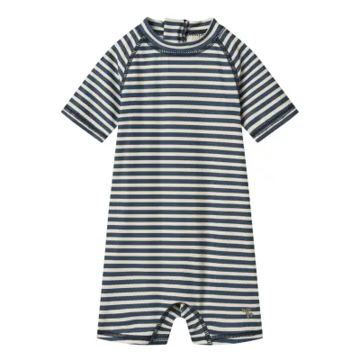 Wheat Swimsuit S/S Cas - Navy - 74