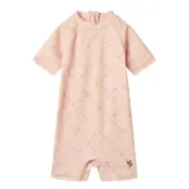 Wheat Swimsuit S/S Cas - Pink - 86