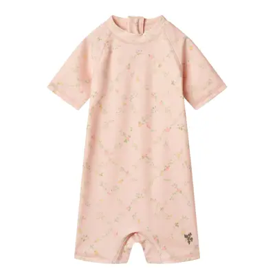 Wheat Swimsuit S/S Cas - Pink - 86