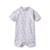 Wheat Swimsuit S/S Cas - Purple - 74